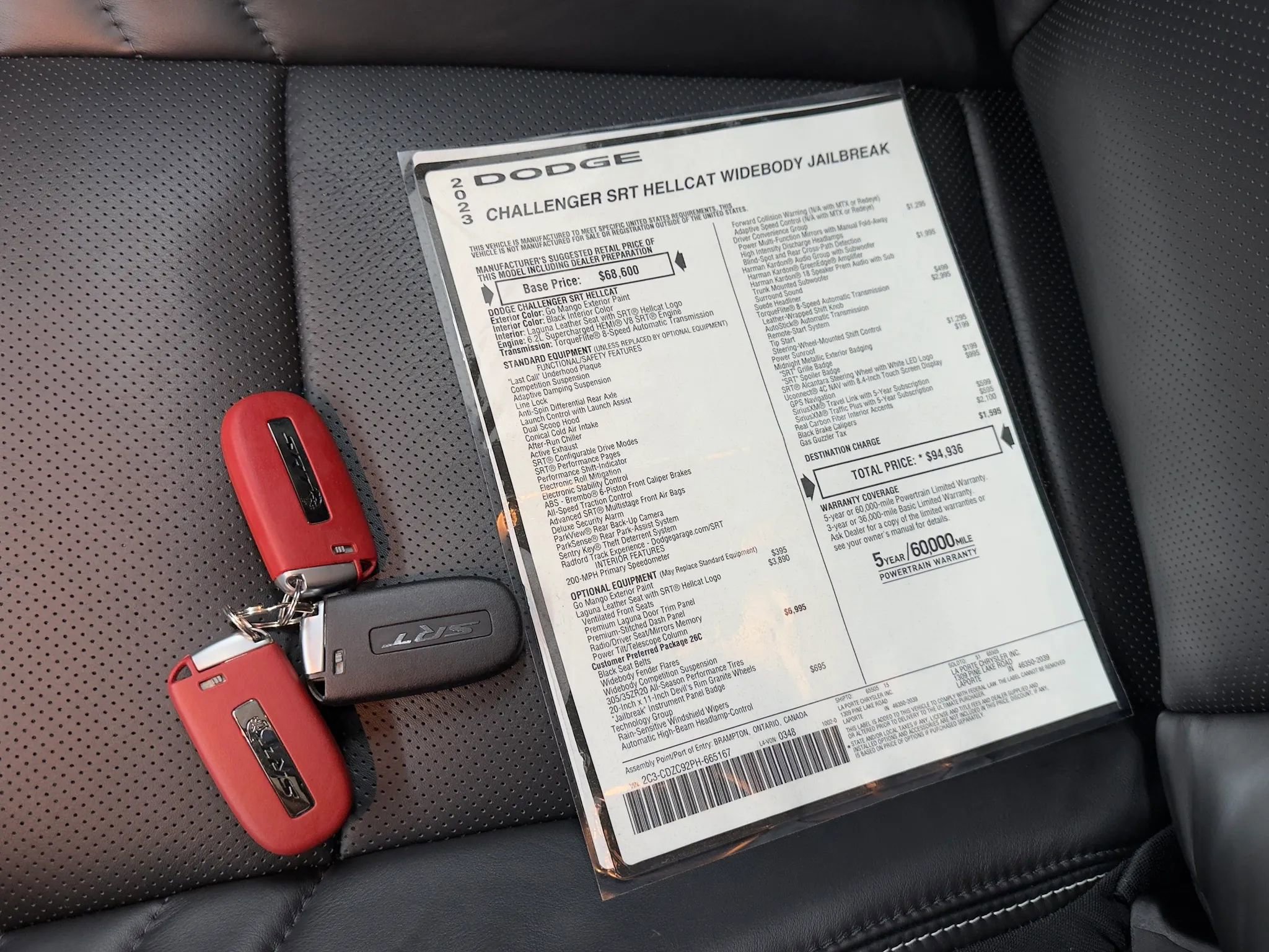 Used 2023 Dodge Challenger SRT Hellcat image 3