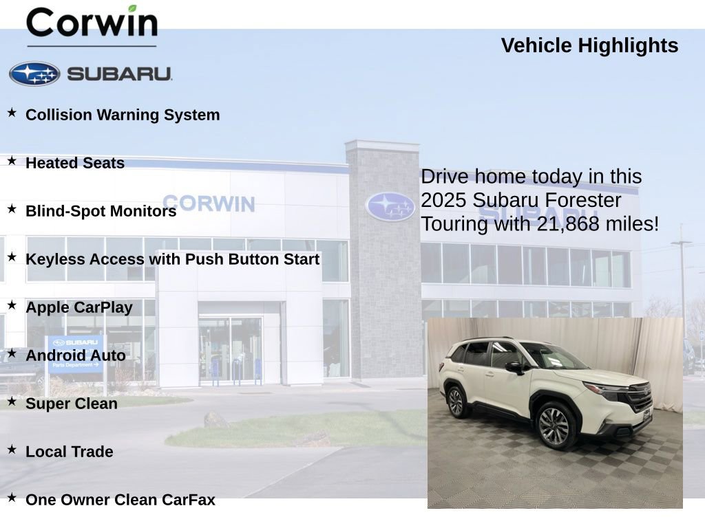 Used 2025 Subaru Forester Touring w/ Popular Package - Touring image 6