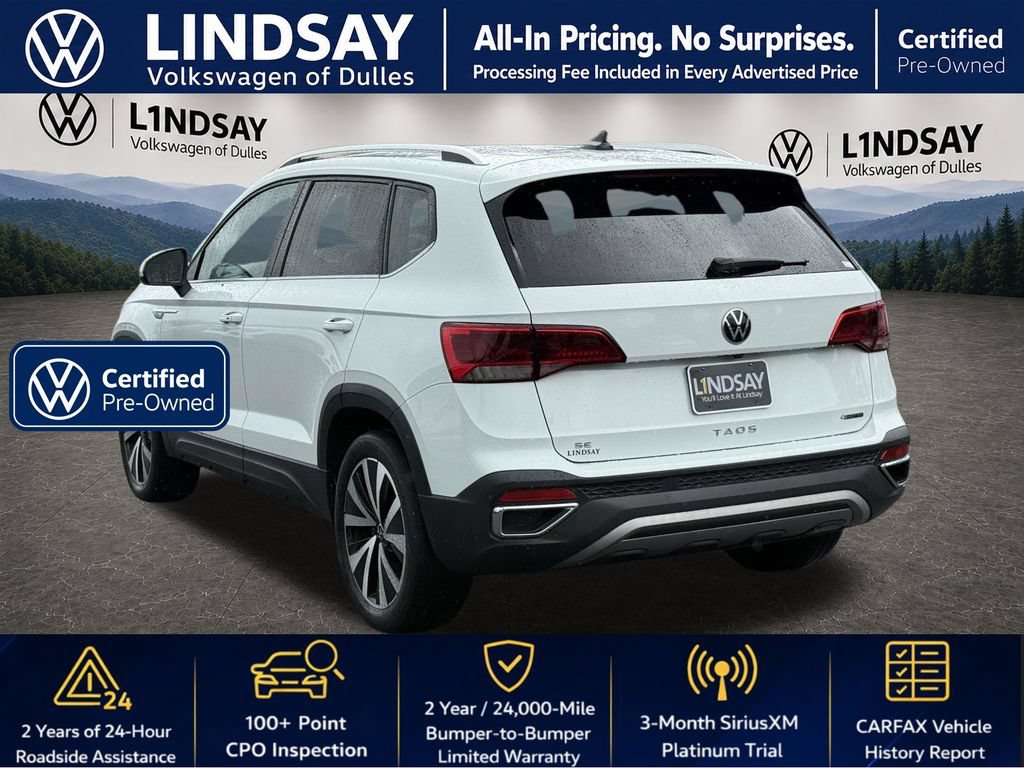 Certified 2022 Volkswagen Taos SE AWD/4WD image 5
