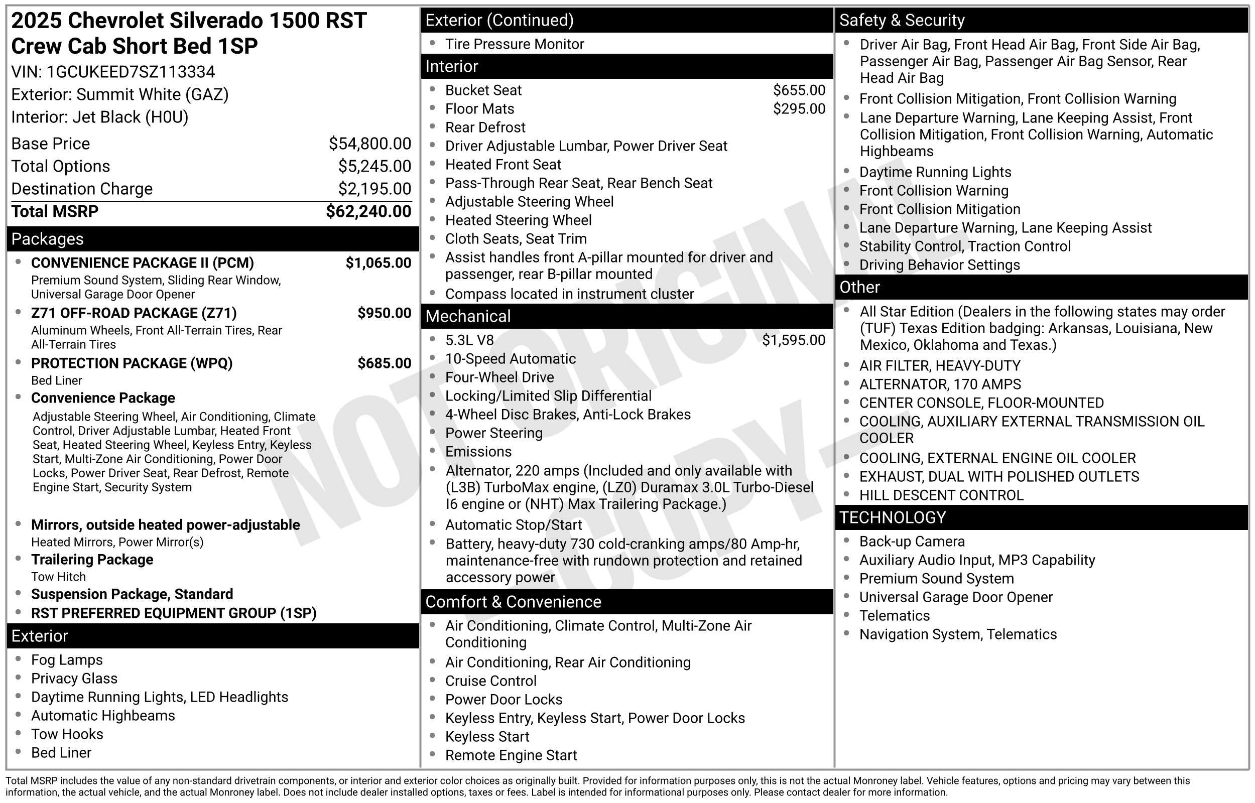 Certified 2025 Chevrolet Silverado 1500 RST w/ Convenience Package II image 6
