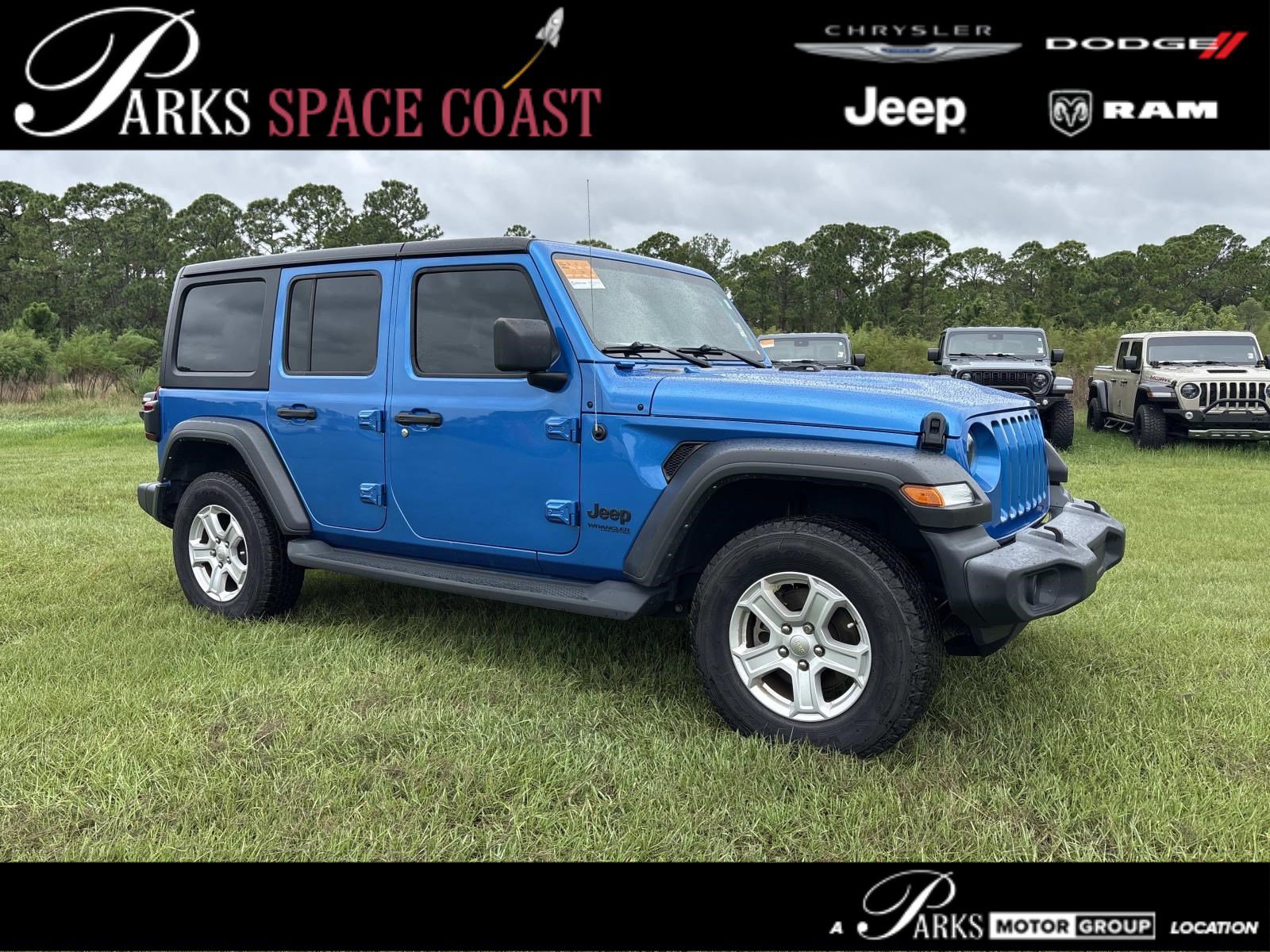 Certified 2022 Jeep Wrangler Unlimited Sport AWD/4WD image 1