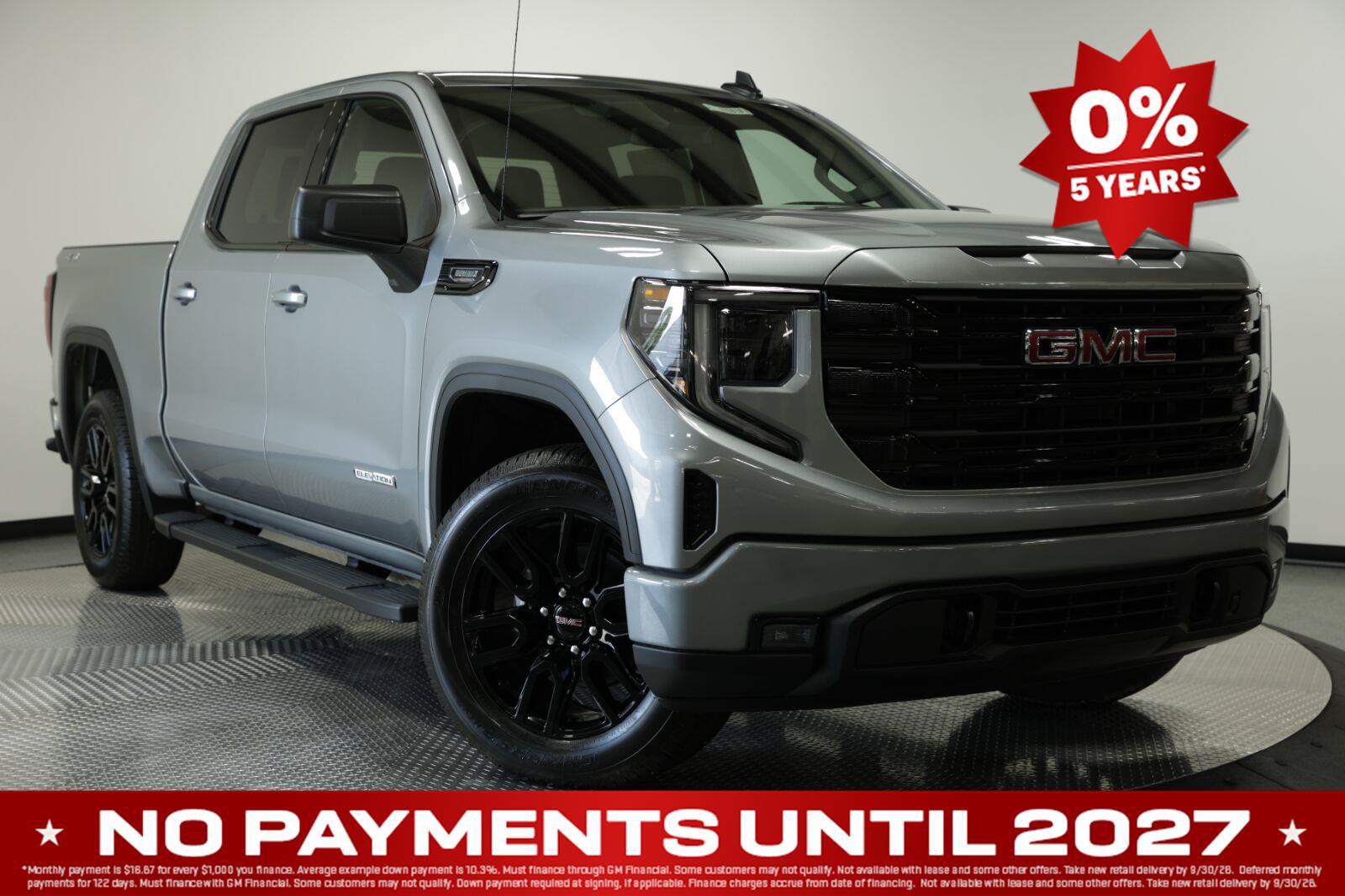 New 2026 GMC Sierra 1500 Elevation w/ LPO, Elevation Black Package