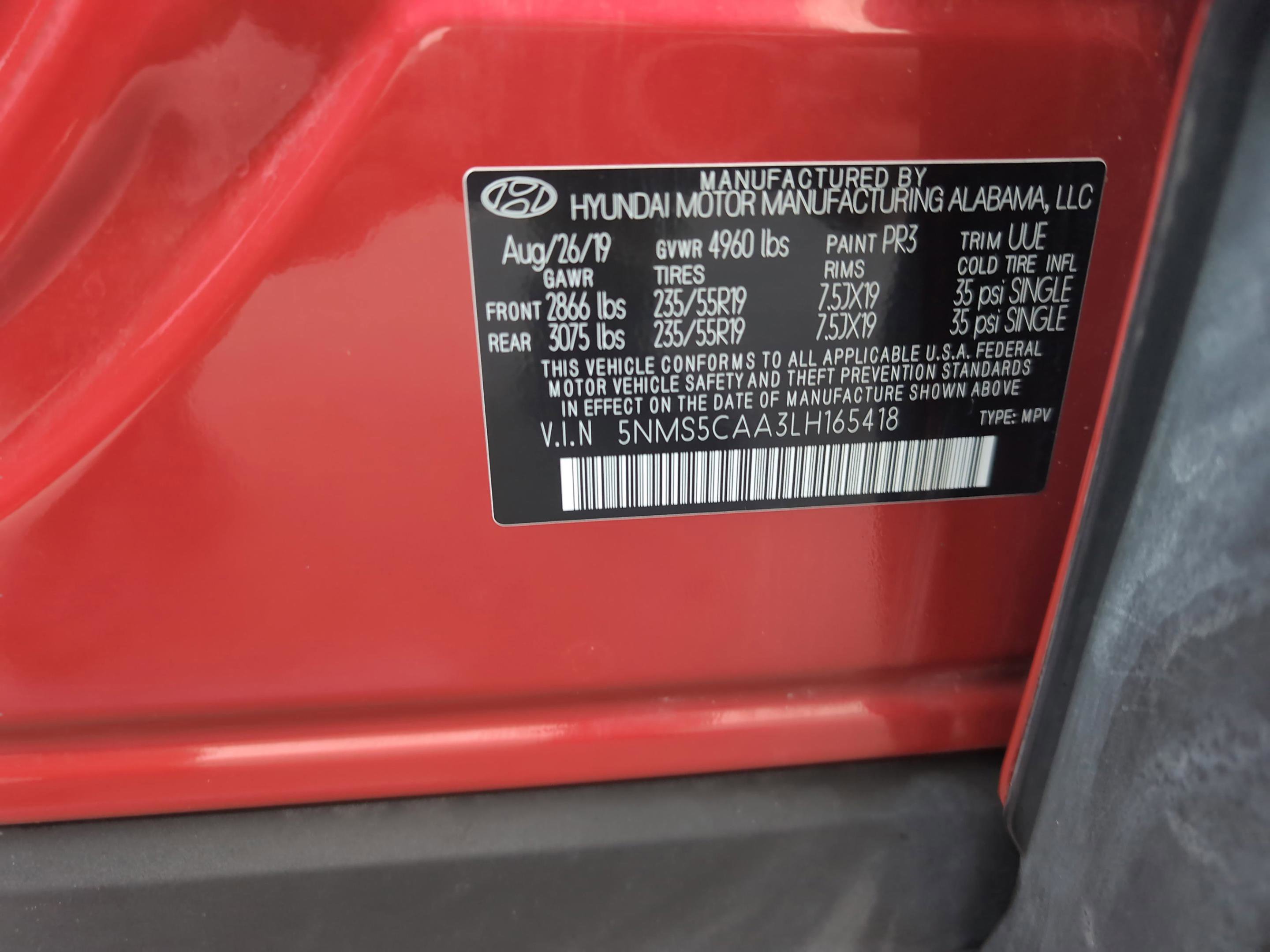 Used 2020 Hyundai Santa Fe Limited image 12