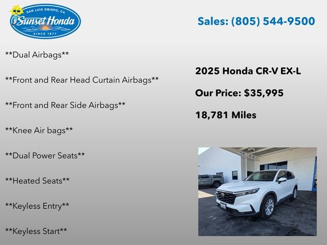 Used 2025 Honda CR-V EX-L image 8