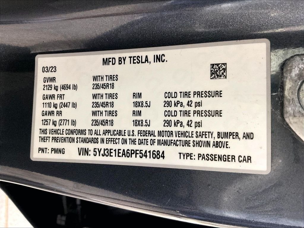 Used 2023 Tesla Model 3 Standard Range RWD image 36