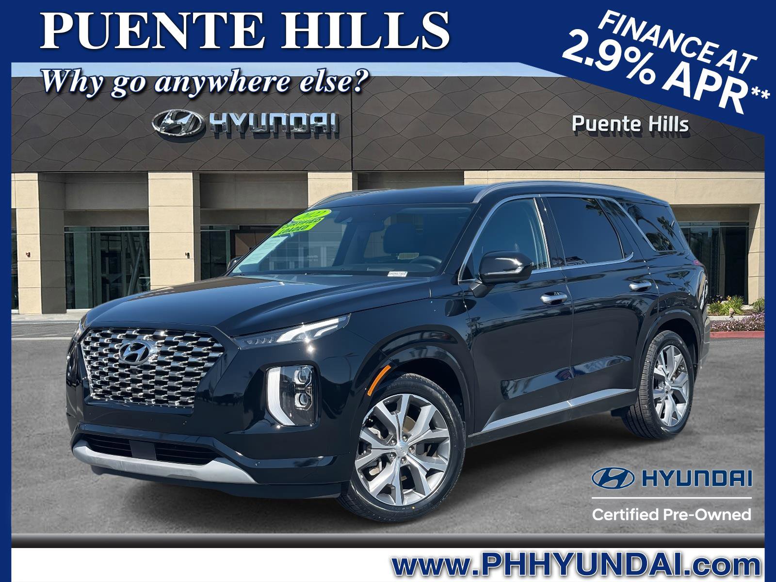 Certified 2022 Hyundai Palisade Limited w/ Cargo Package image 1