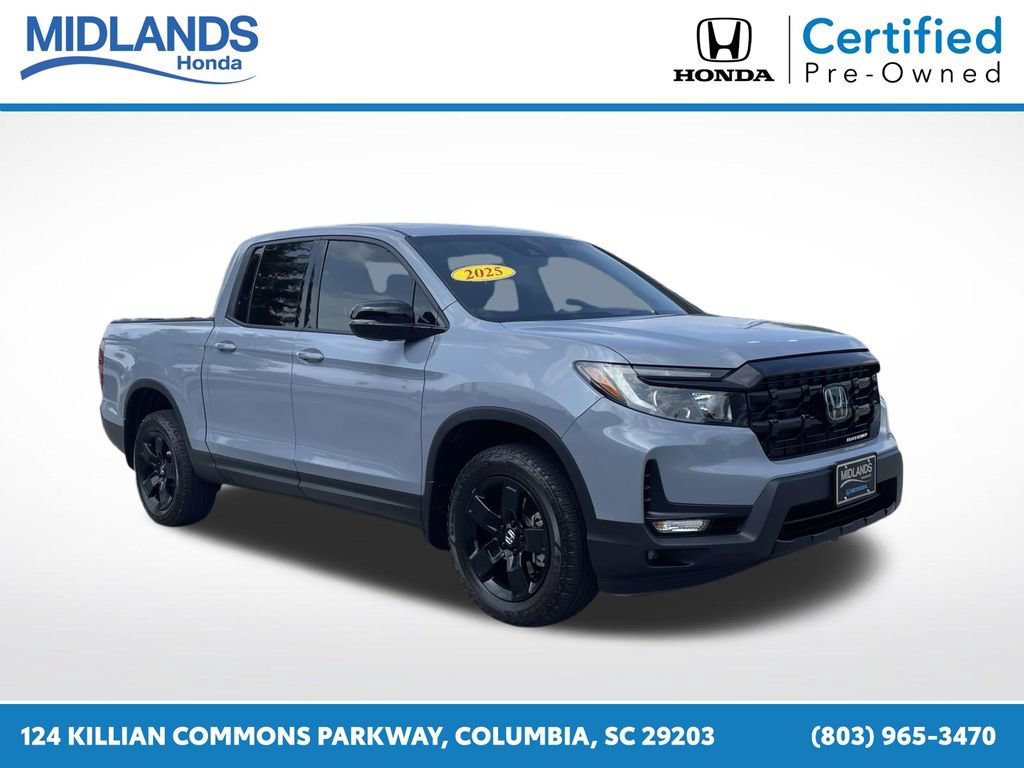 Certified 2025 Honda Ridgeline Black Edition