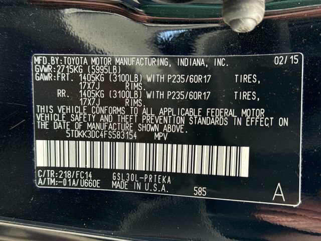 Used 2015 Toyota Sienna LE FWD image 20