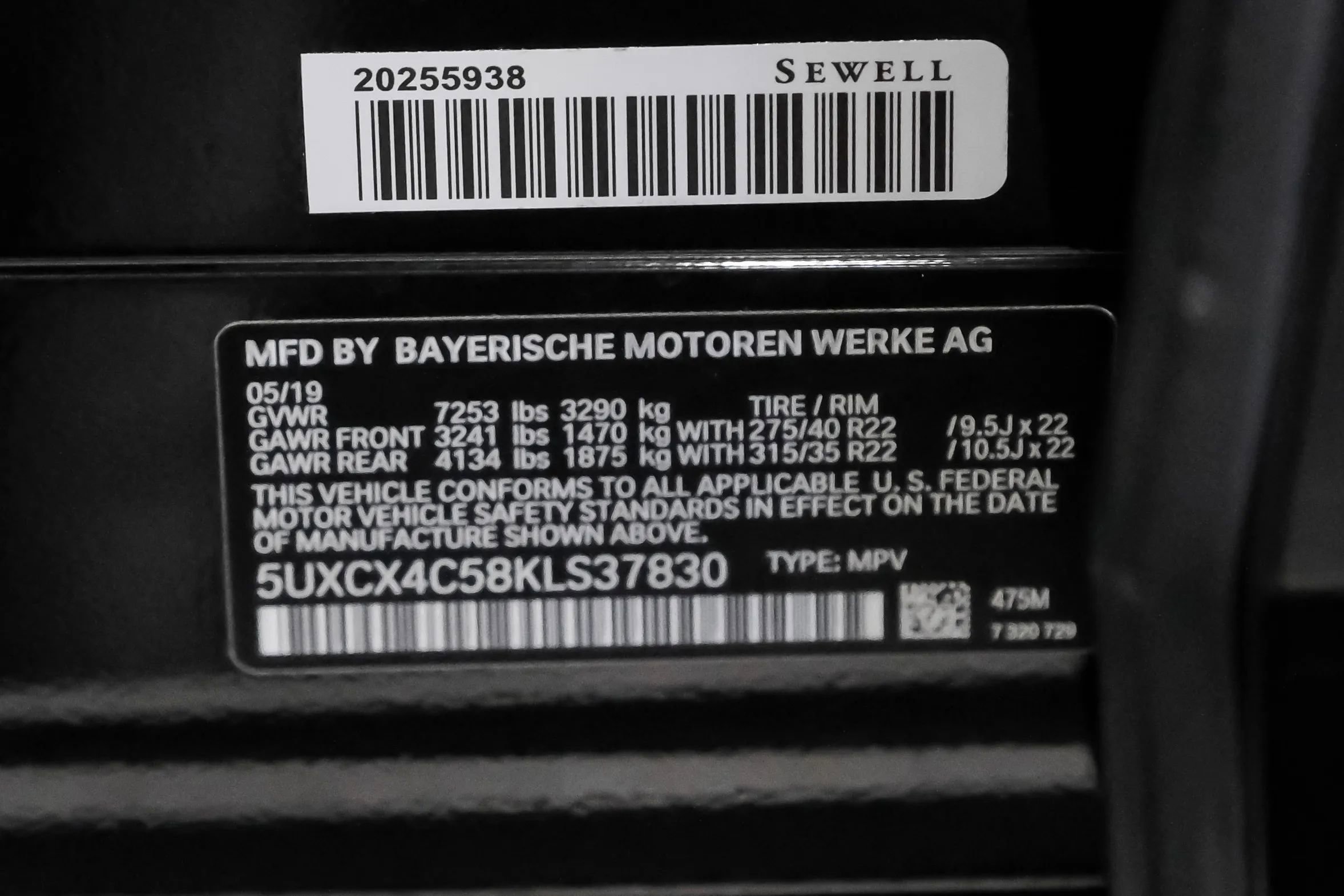 Used 2019 BMW X7 xDrive50i w/ Premium Package image 58