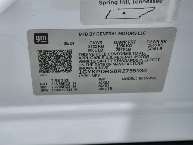 Certified 2024 Cadillac XT6 Premium Luxury w/ LPO, Floor Liner Package AWD/4WD image 29
