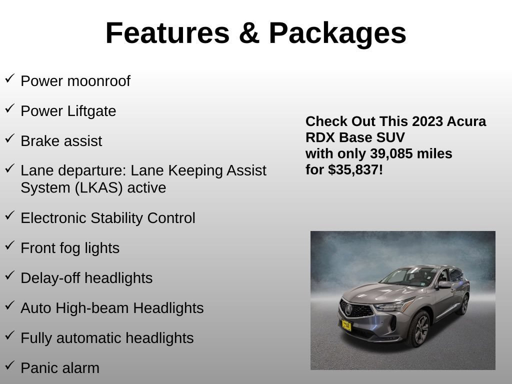 Used 2023 Acura RDX w/ Advance Package AWD/4WD image 20
