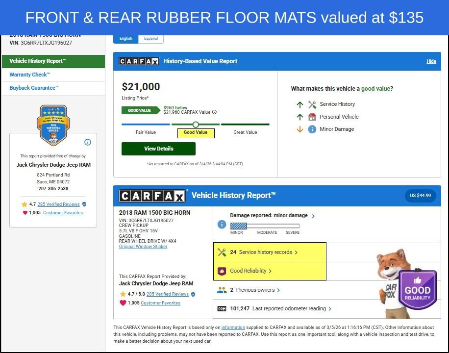 Used 2018 RAM 1500 Big Horn AWD/4WD image 13