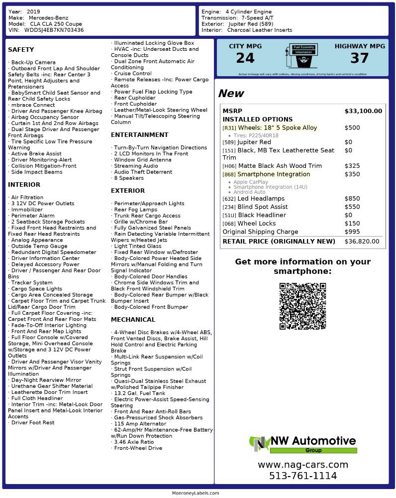 Used 2019 Mercedes-Benz CLA 250 image 2