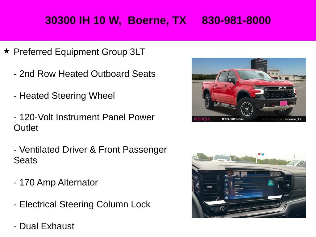 Used 2023 Chevrolet Silverado 1500 ZR2 w/ Technology Package AWD/4WD image 35
