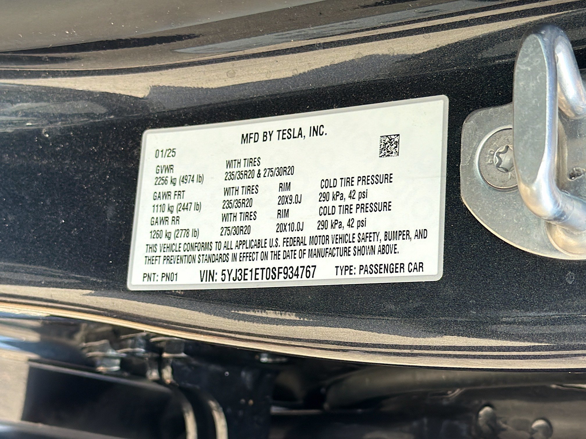 Used 2025 Tesla Model 3 Performance AWD/4WD image 40