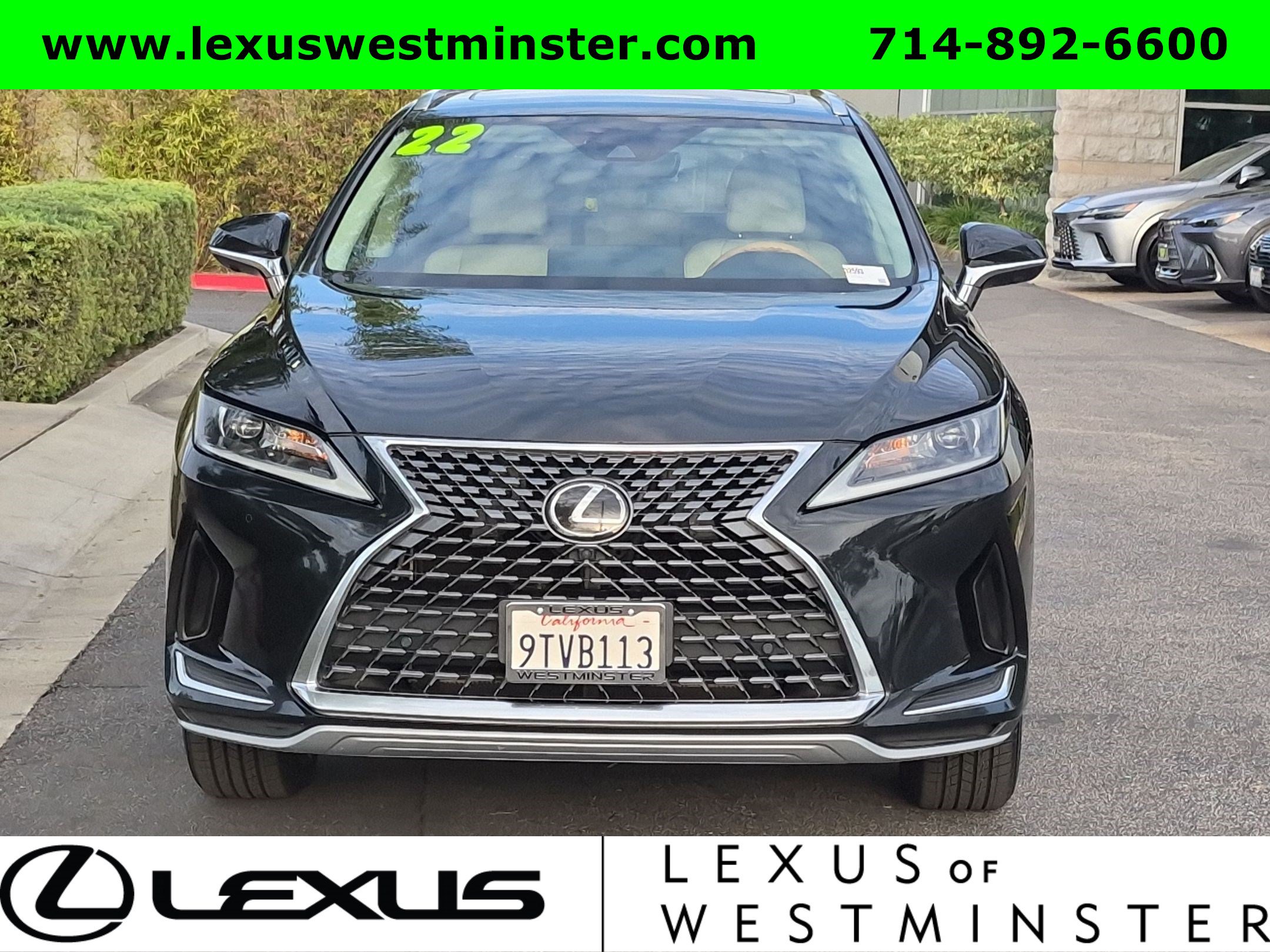 Certified 2022 Lexus RX 350 FWD w/ Premium Package image 2