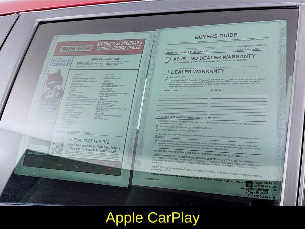 Used 2024 Chevrolet Trax LT w/ Driver Confidence Package image 13