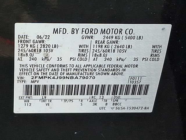 Certified 2022 Ford Edge ST-Line image 28