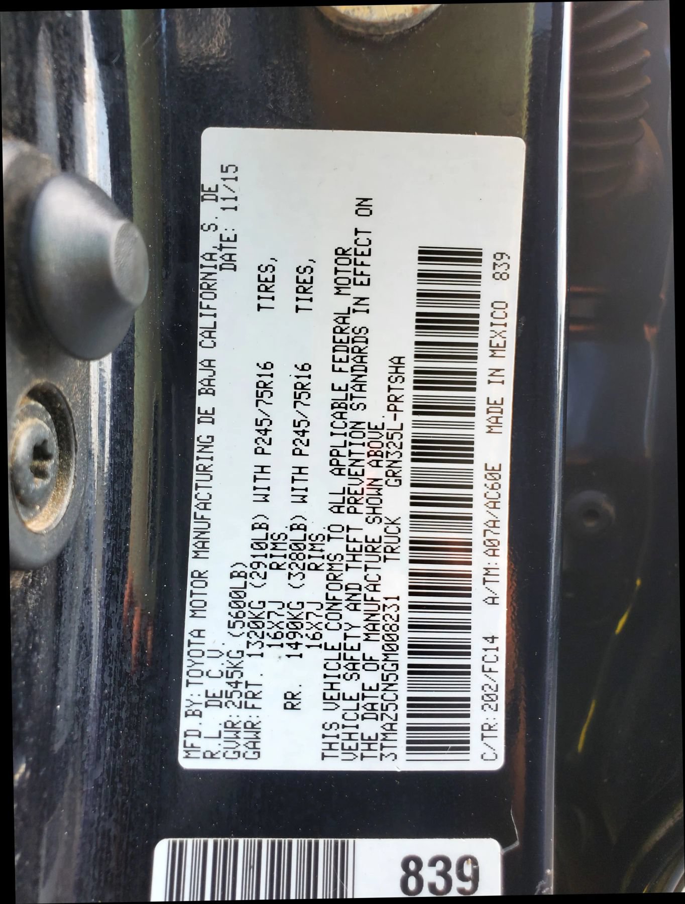Used 2016 Toyota Tacoma SR5 w/ Towing Package RWD image 45