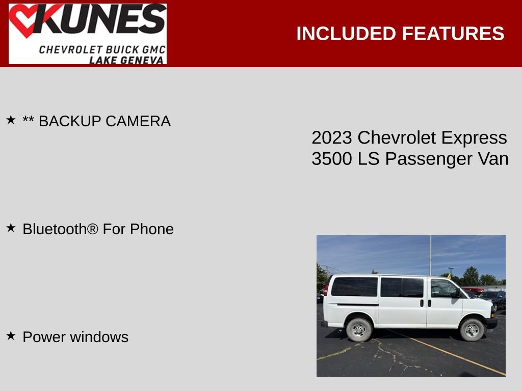 Used 2023 Chevrolet Express 3500 LS RWD image 2