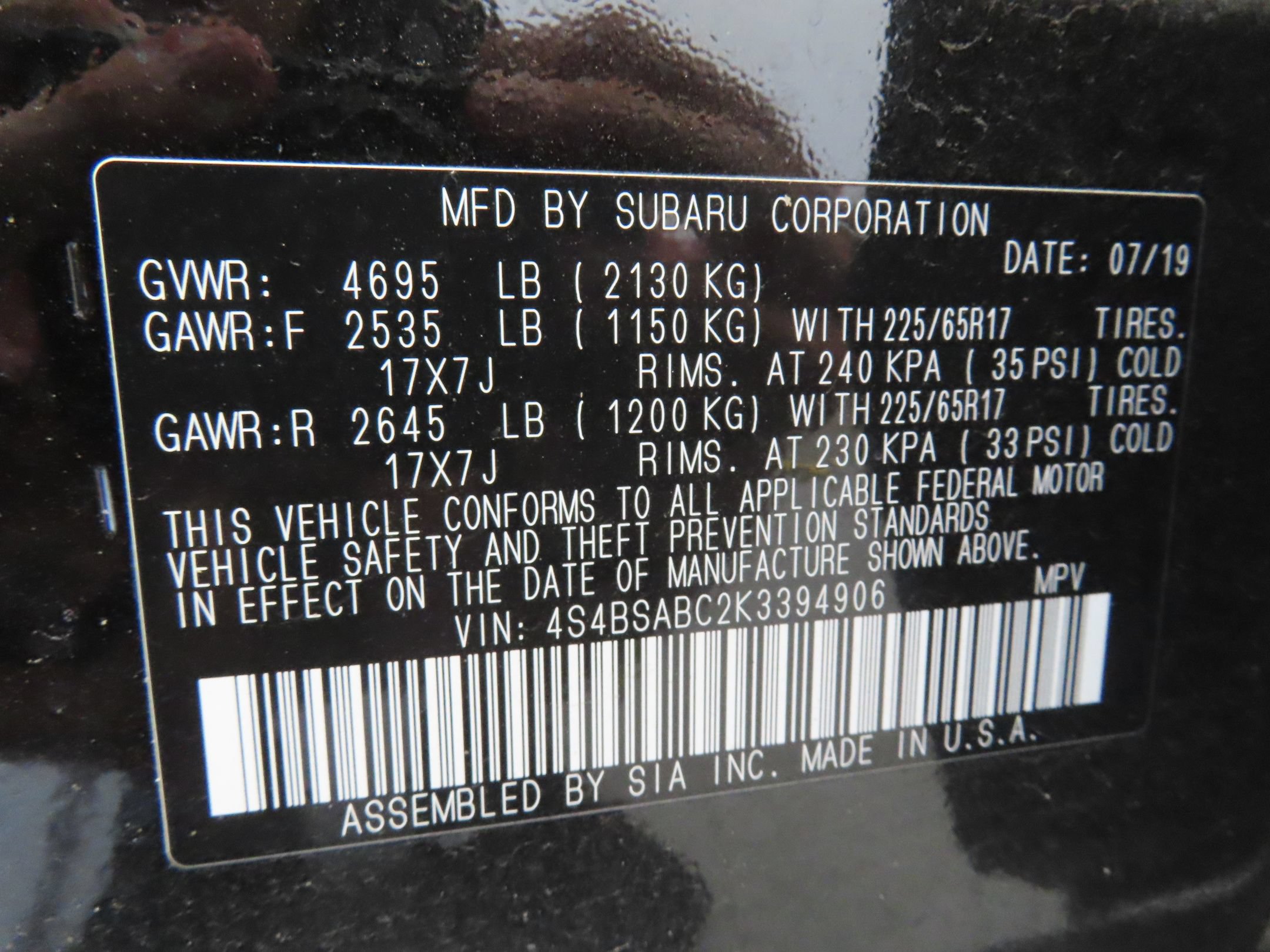 Used 2019 Subaru Outback 2.5i AWD/4WD image 26