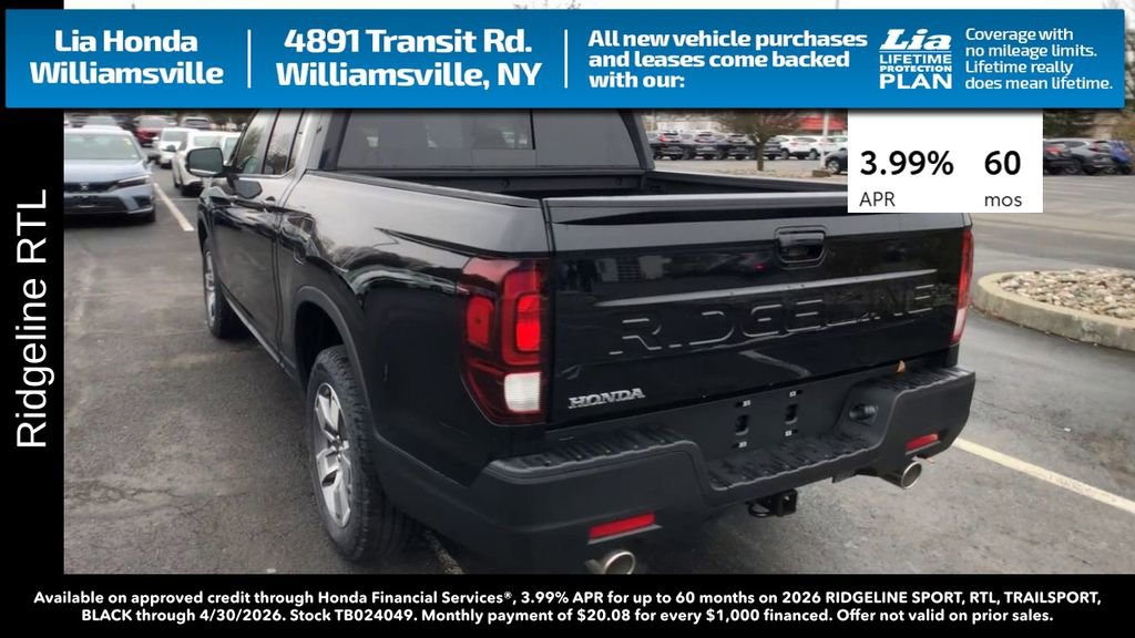 New 2026 Honda Ridgeline RTL image 7
