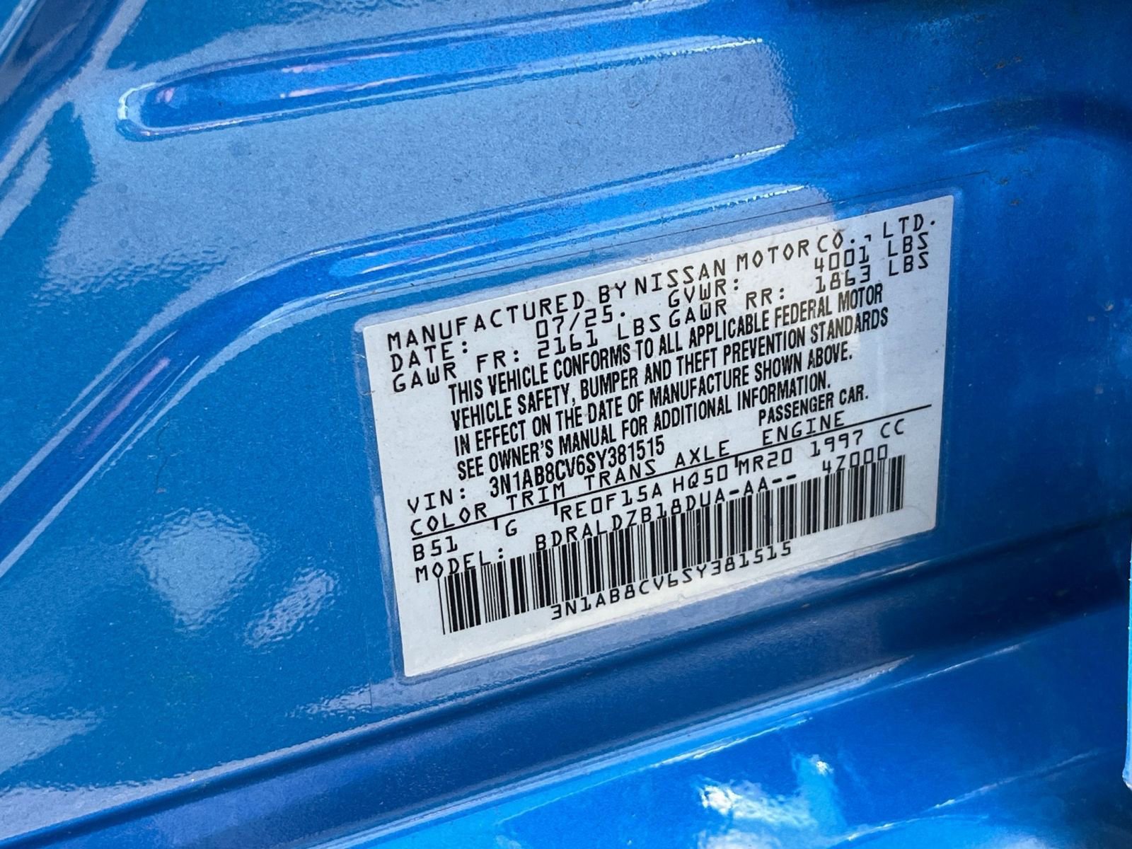 Used 2025 Nissan Sentra SV FWD image 28
