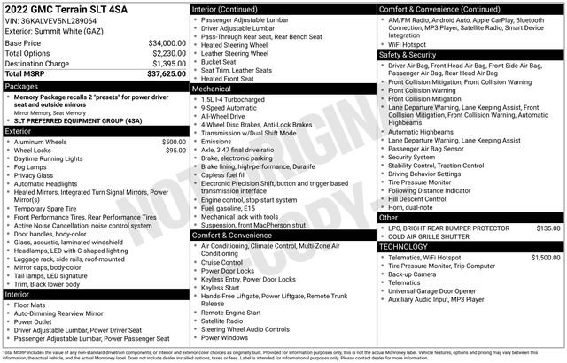 Certified 2022 GMC Terrain SLT image 6