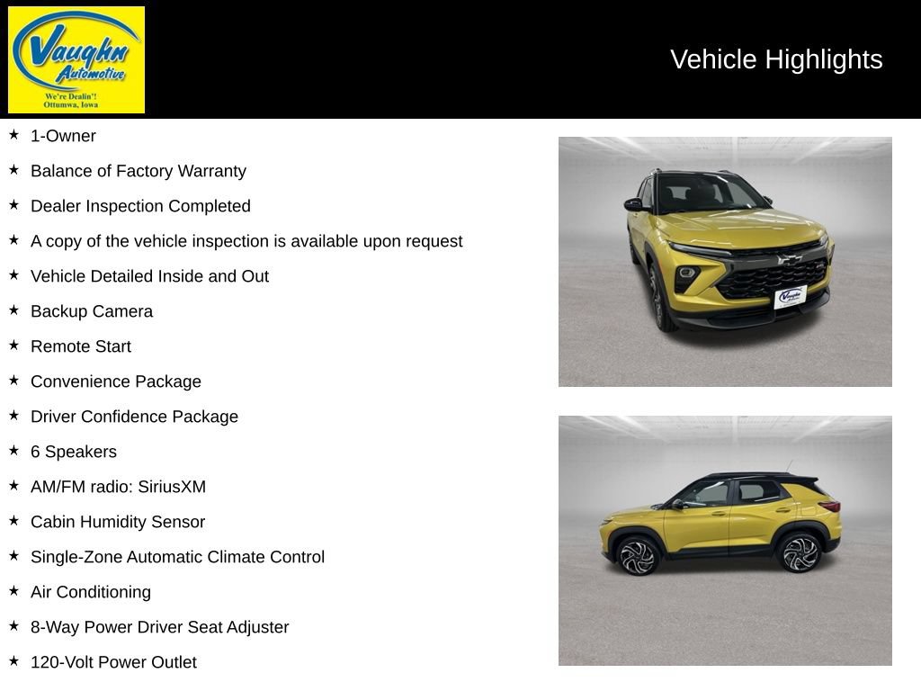 Used 2025 Chevrolet TrailBlazer RS w/ Convenience Package AWD/4WD video 2