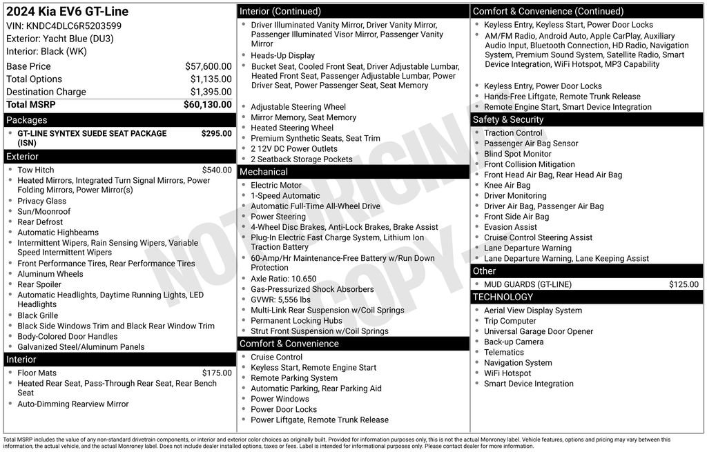 Certified 2024 Kia EV6 GT-Line AWD/4WD image 10