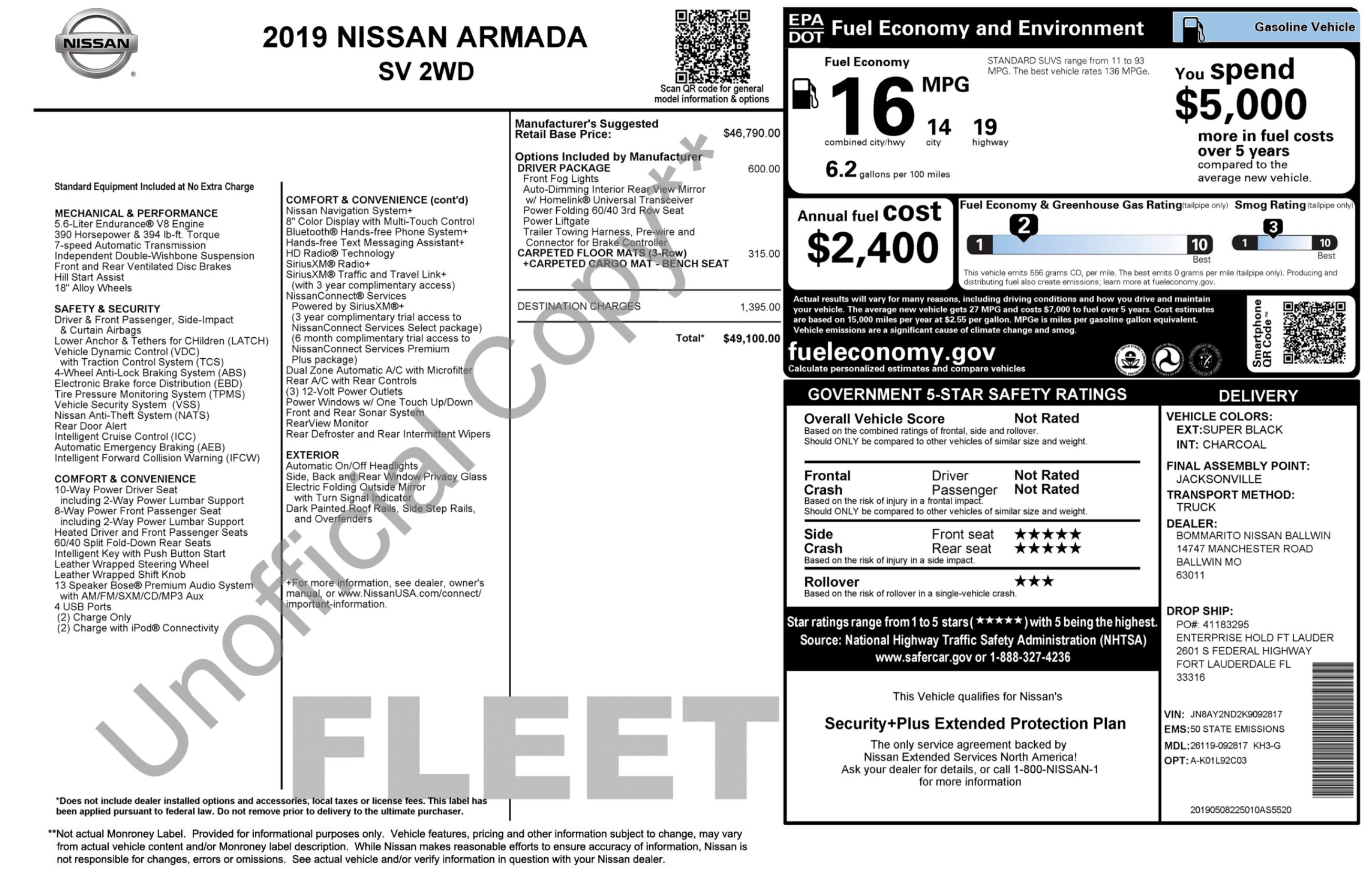 Used 2019 Nissan Armada SV w/ Driver Package image 3