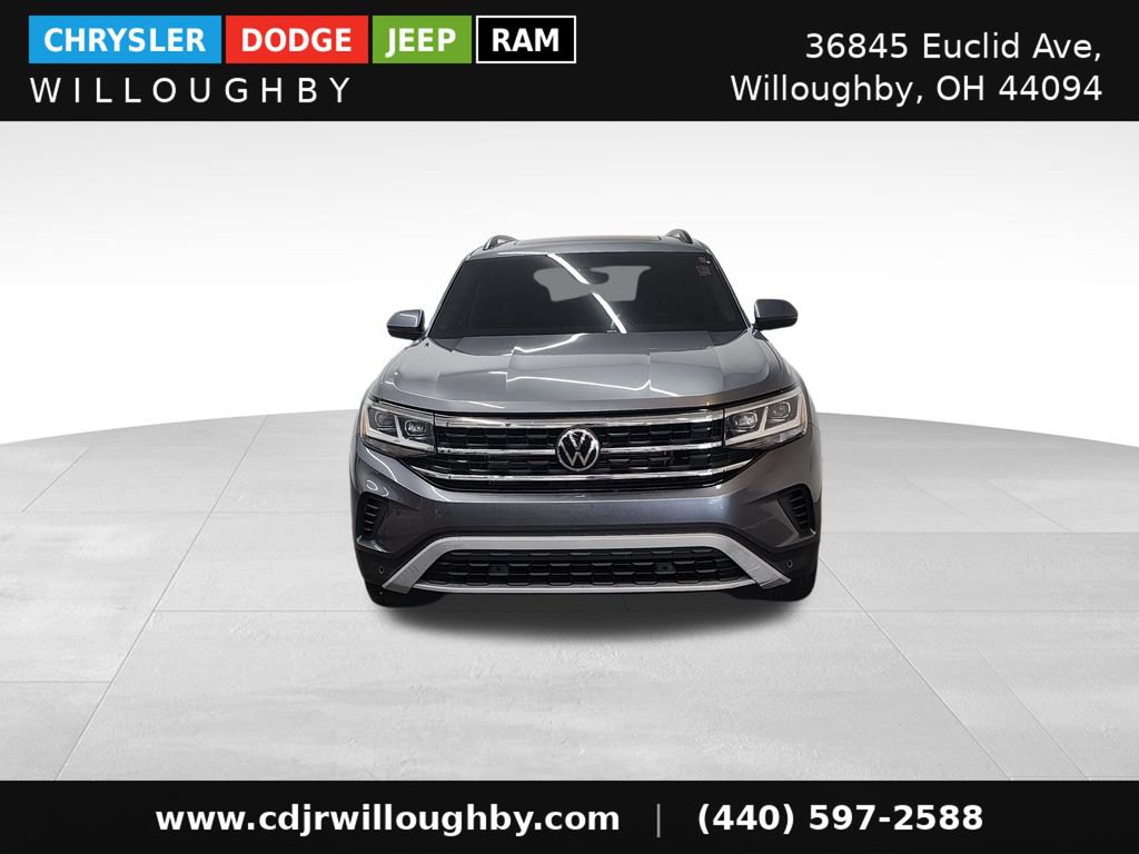 Used 2021 Volkswagen Atlas SE w/ Panoramic Sunroof Package AWD/4WD image 2