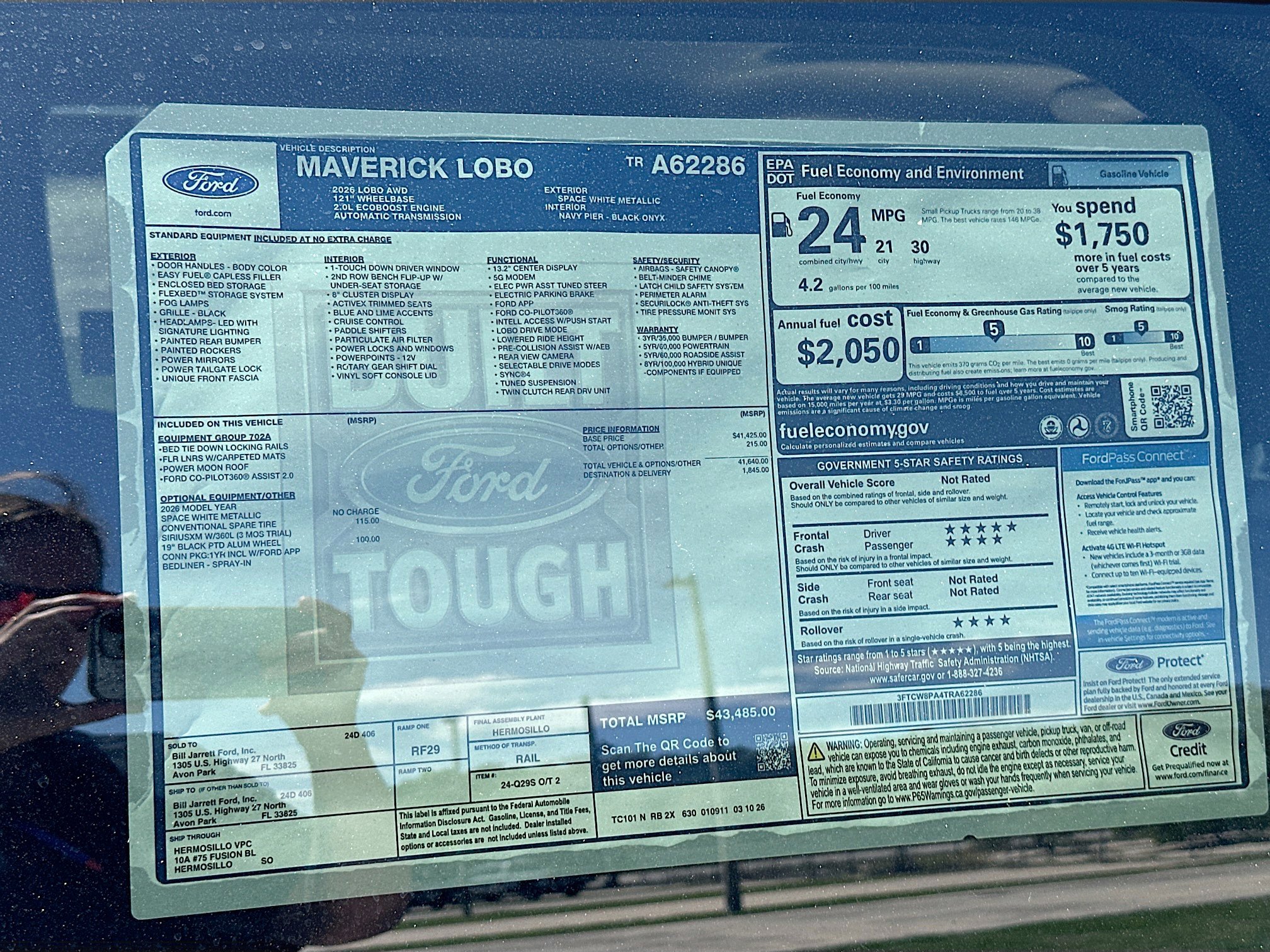 New 2026 Ford Maverick Lobo AWD/4WD image 18