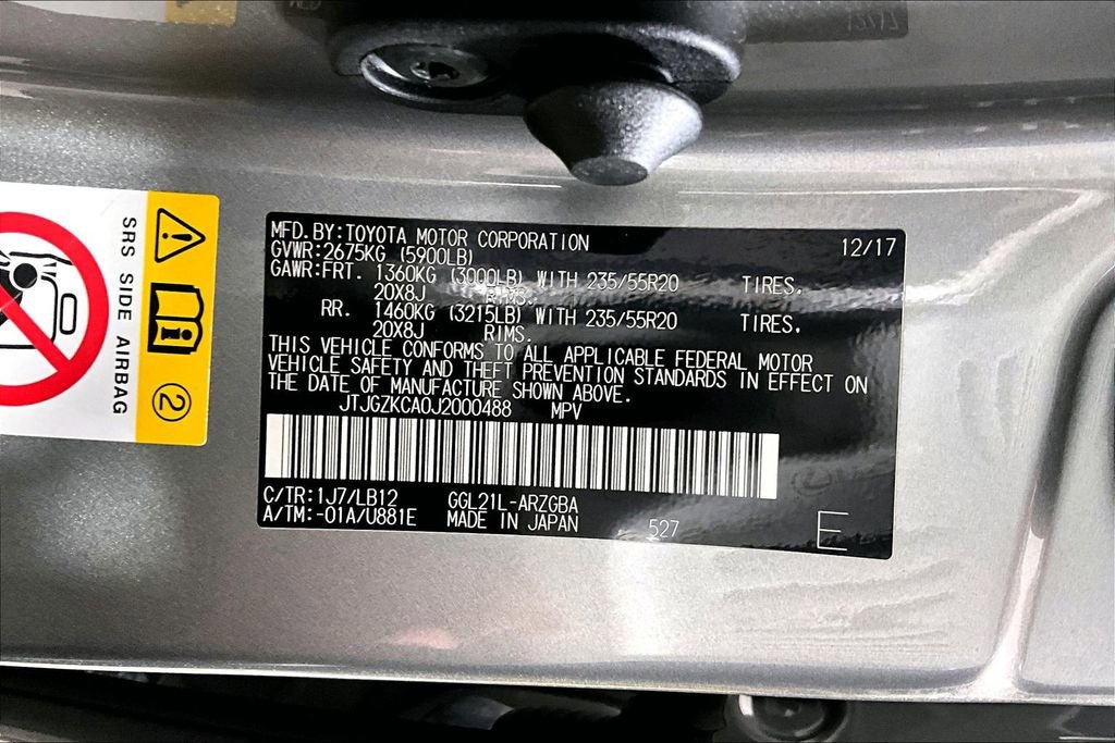 Used 2018 Lexus RX 350L FWD w/ Premium Package image 33