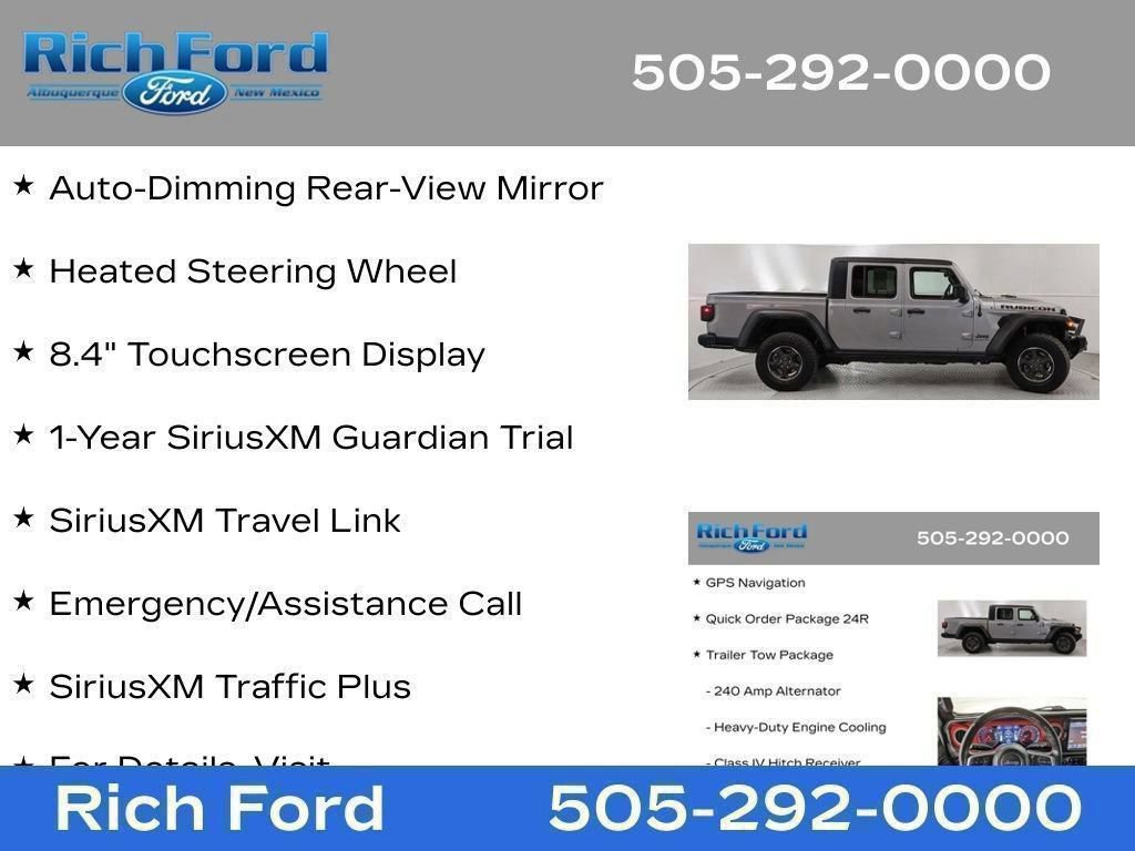 Used 2021 Jeep Gladiator Rubicon AWD/4WD image 67