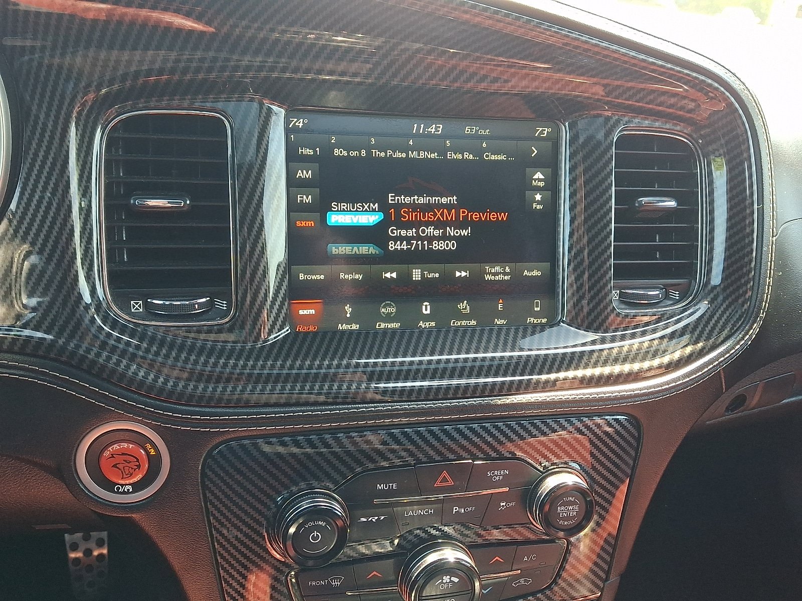 Used 2019 Dodge Charger SRT Hellcat w/ Harman/Kardon Audio Group RWD image 16