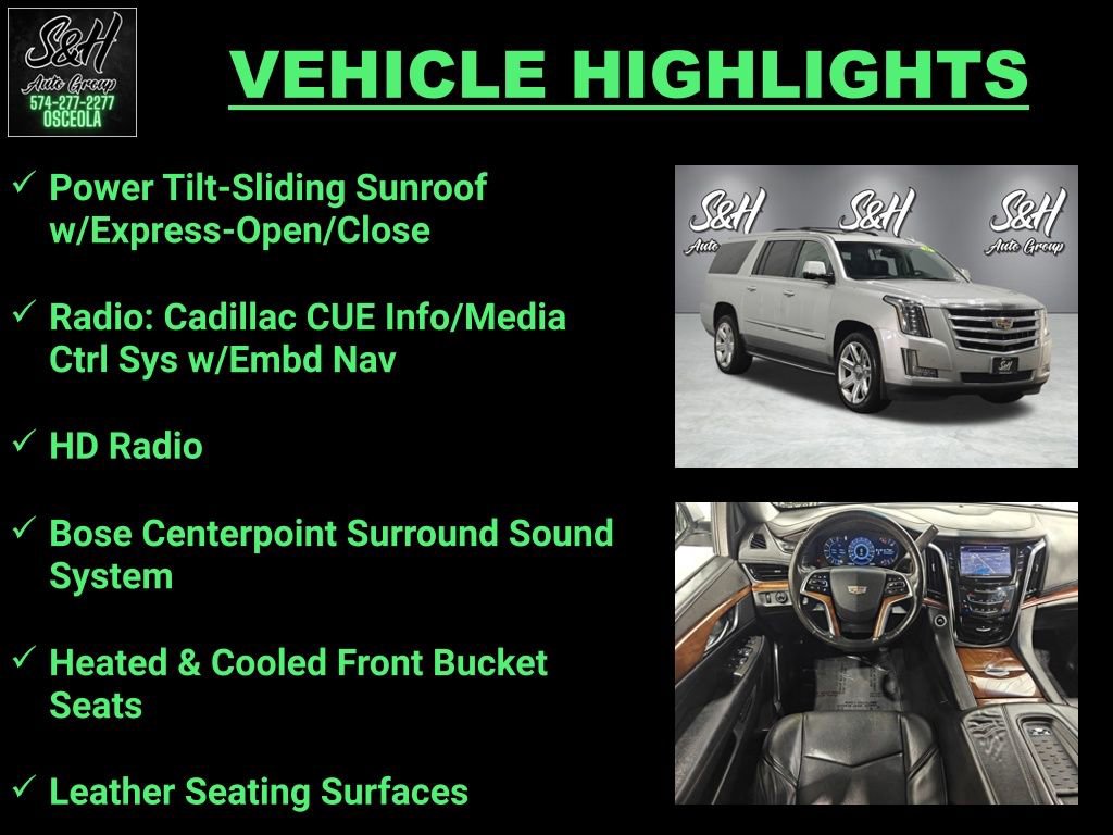 Used 2016 Cadillac Escalade ESV Luxury image 3
