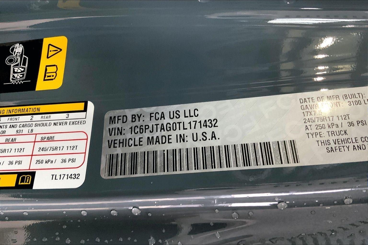 New 2026 Jeep Gladiator Sport AWD/4WD image 12