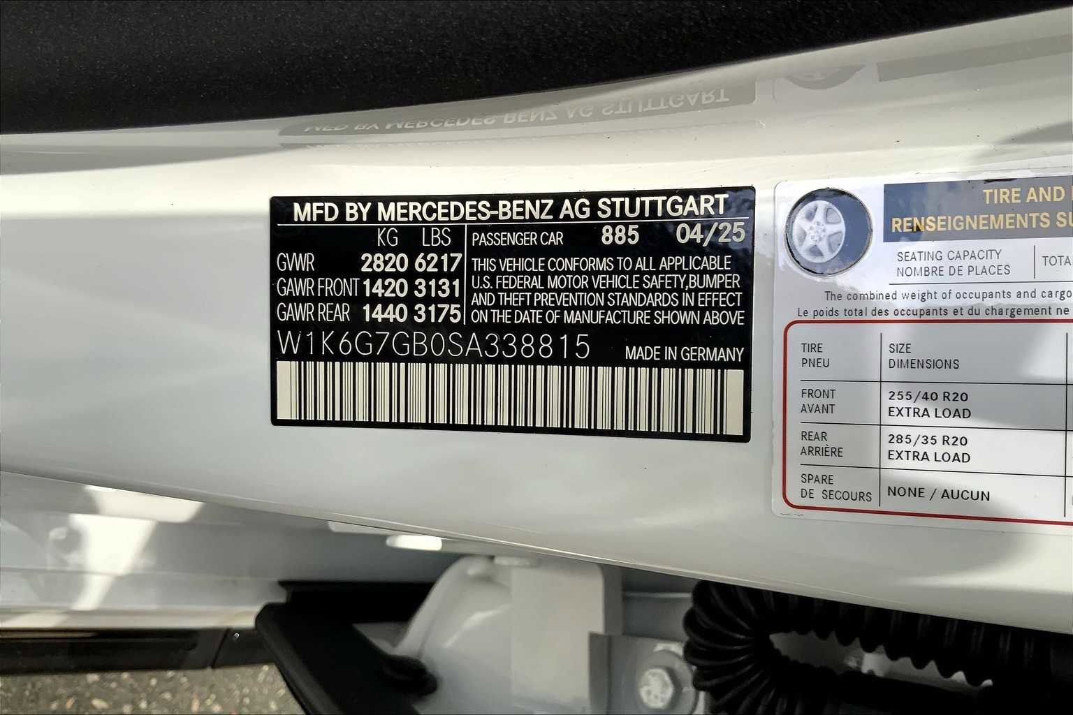 New 2025 Mercedes-Benz S 580 4MATIC Sedan image 16