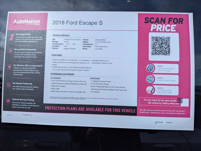 Used 2018 Ford Escape S image 23