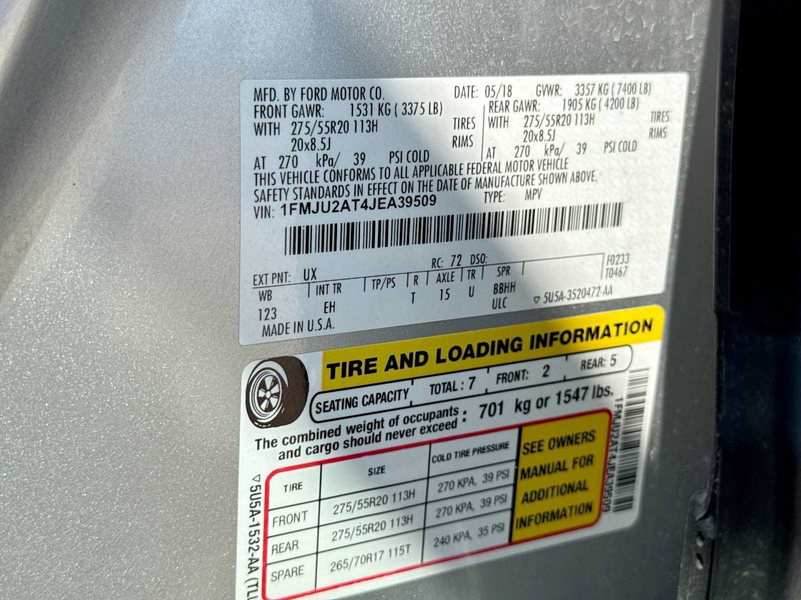Used 2018 Ford Expedition Limited AWD/4WD image 38