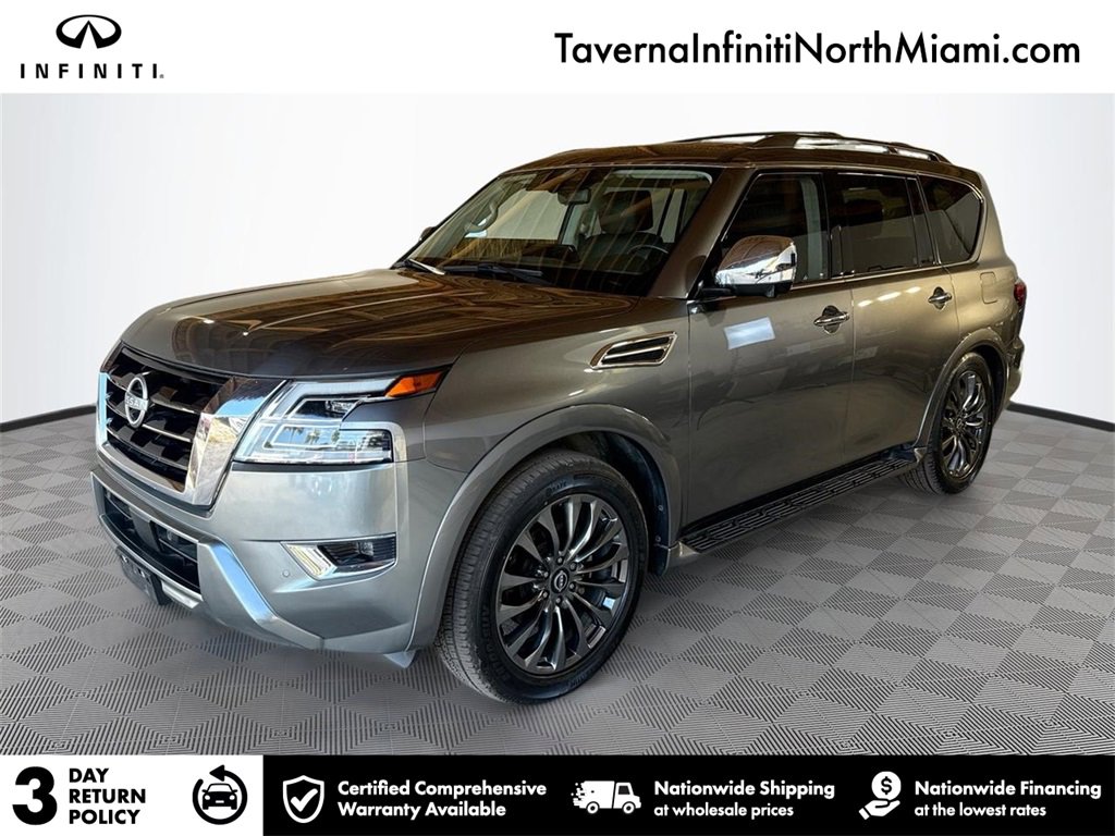 Used 2023 Nissan Armada Platinum w/ Captain's Chairs Package
