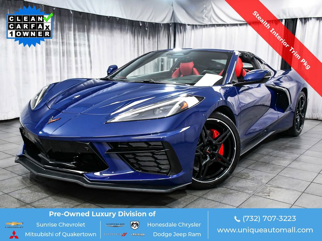 Used 2025 Chevrolet Corvette Stingray Premium Cpe w/ Stealth Interior Trim Package