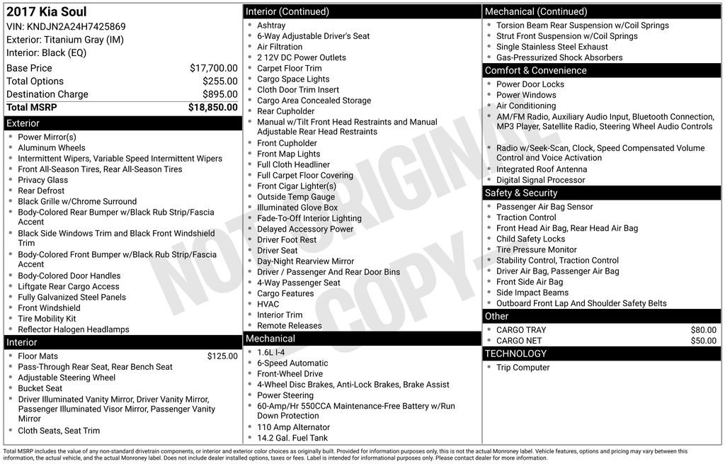 Used 2017 Kia Soul Base image 2