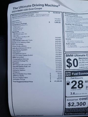 New 2024 BMW 228i Gran Coupe w/ Convenience Package image 31