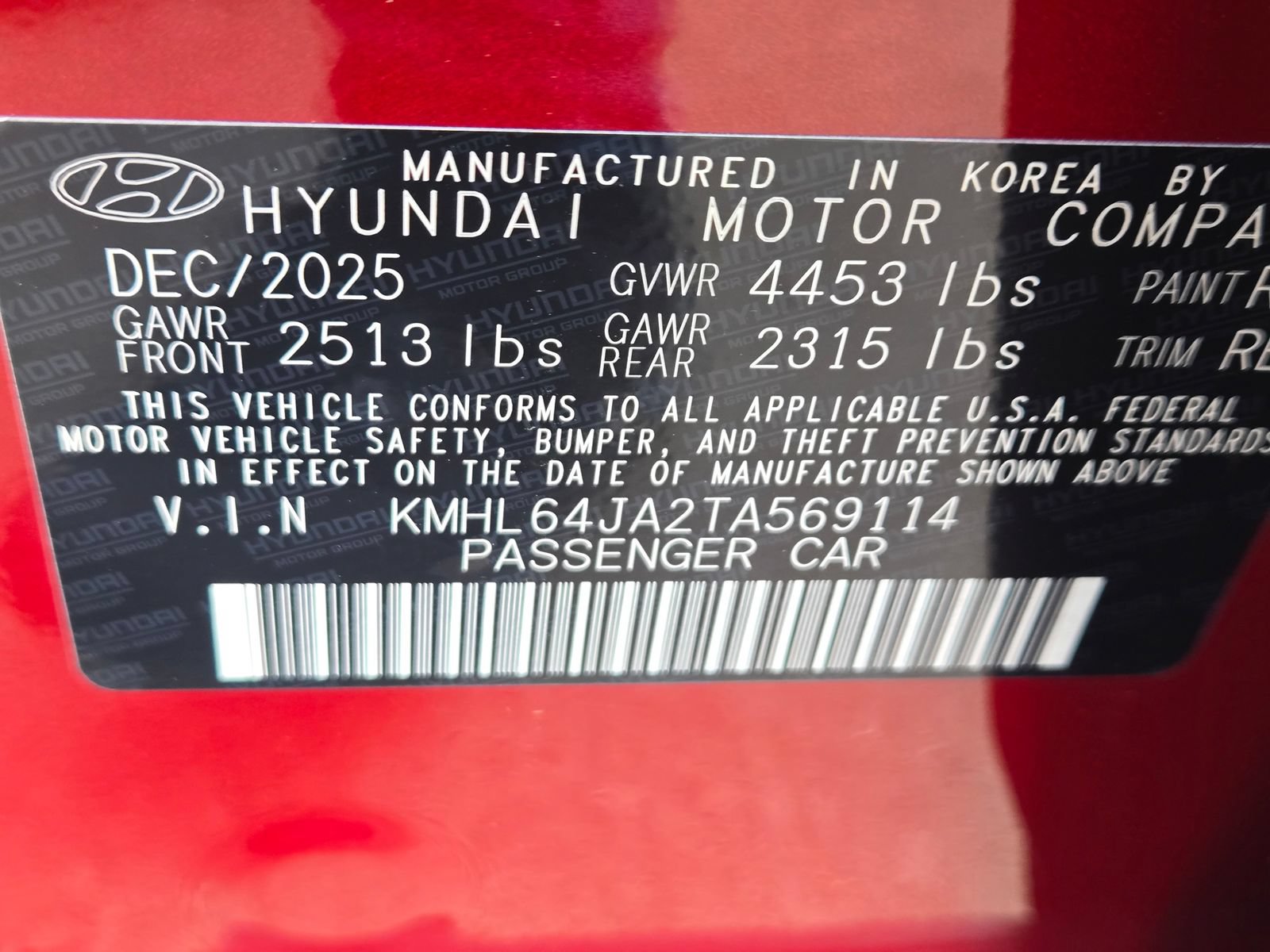 New 2026 Hyundai Sonata SEL FWD image 21