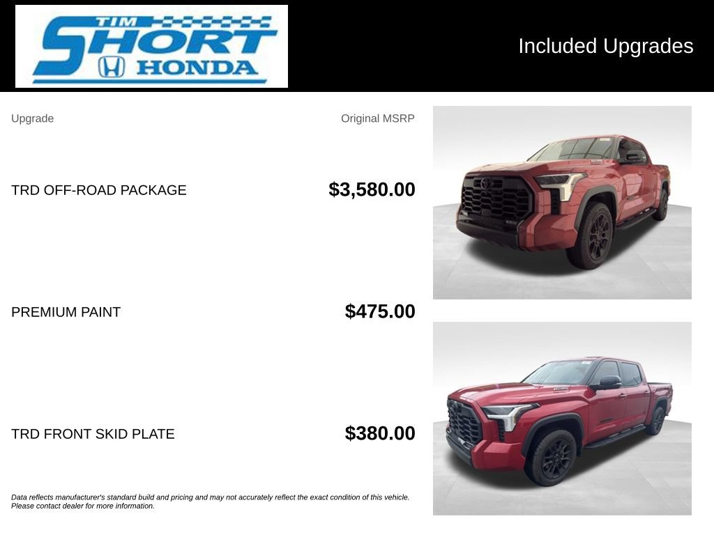 Used 2026 Toyota Tundra Limited w/ TRD Off-Road Package AWD/4WD image 6