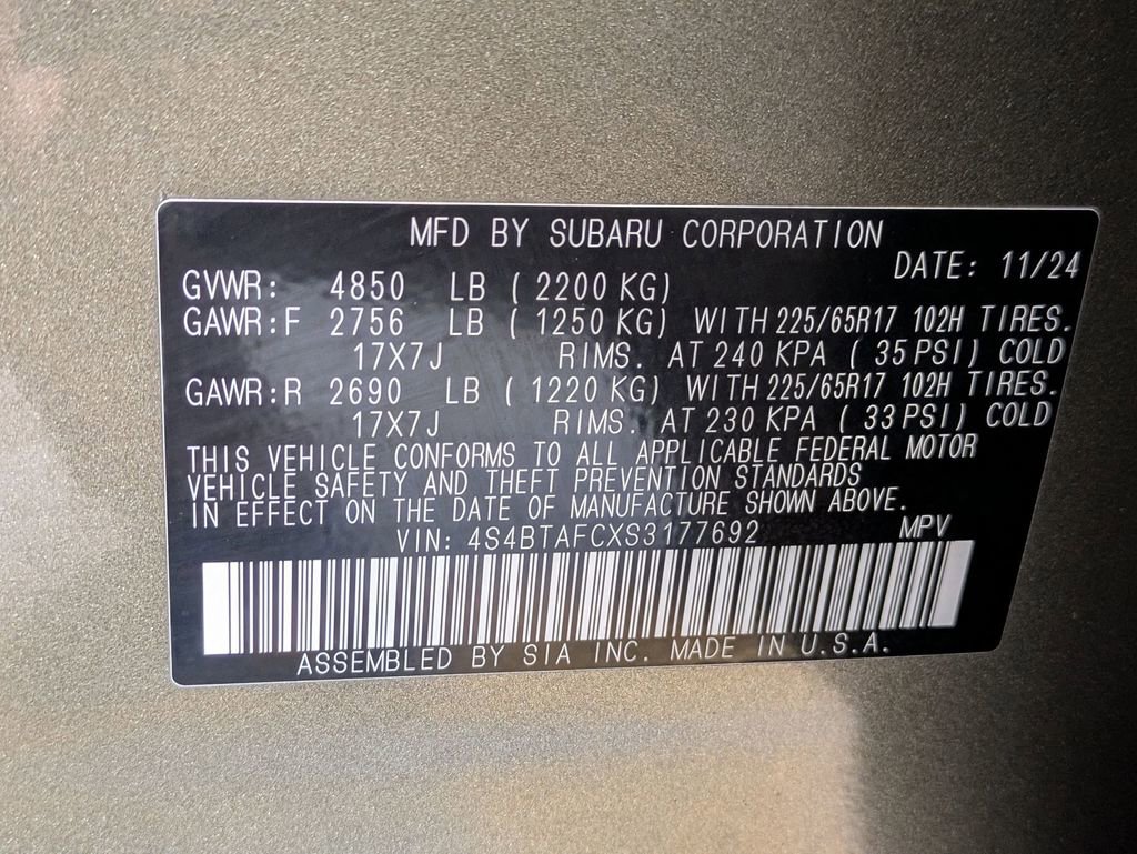 Used 2025 Subaru Outback Premium image 31