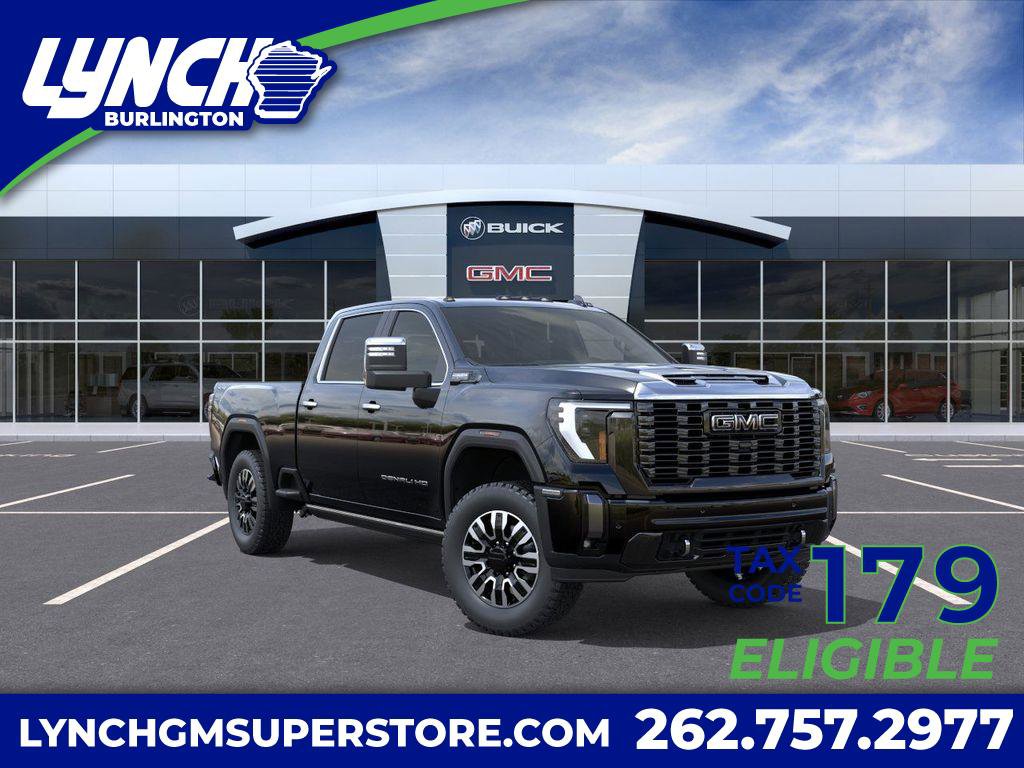 New 2026 GMC Sierra 2500 Denali Ultimate w/ LPO, Black Badging Package