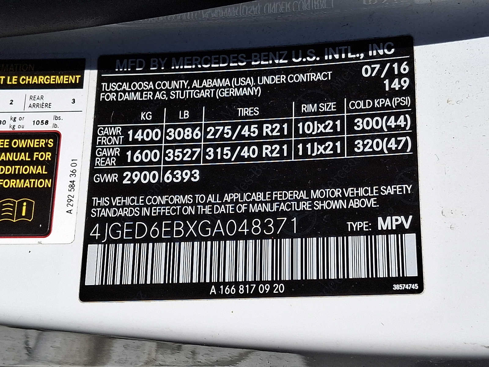 Certified 2016 Mercedes-Benz GLE 450 4MATIC Coupe image 27